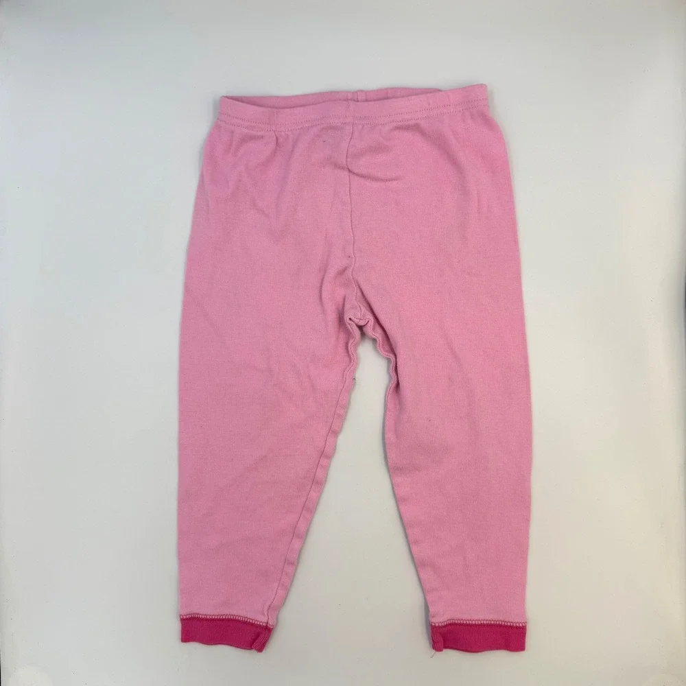 Lalaloopsy Girls Pajama Set 4T Pink Polka Dot Doll Cat Graphic 2‑Piece Sleepwear